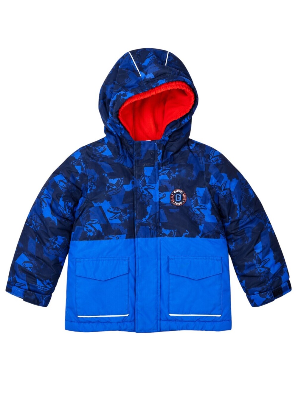Gusti Blue and Navy Boys' Winter Jacket Size 2T